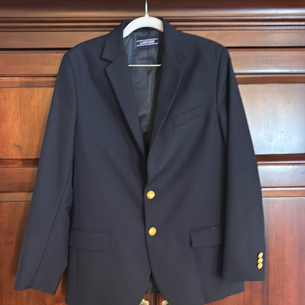 Lands End Navy Boys Blazer “Like New” Size 18